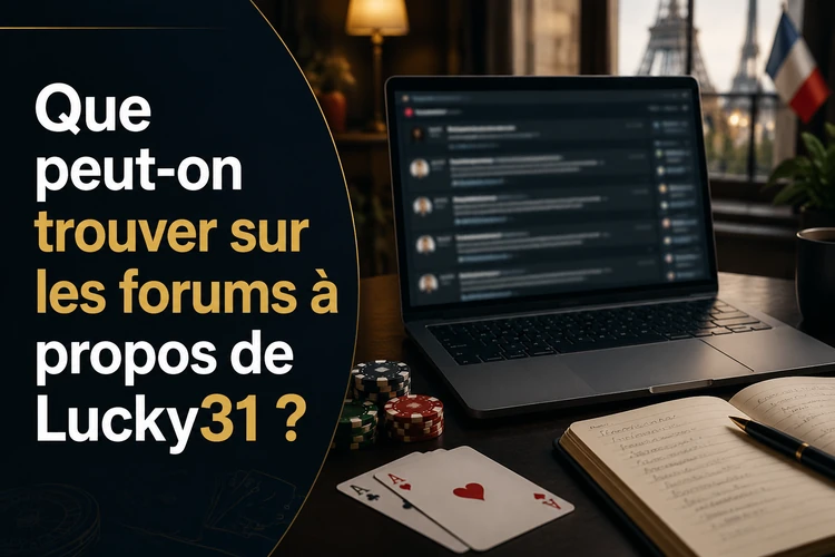 Que peut-on trouver sur les forums à propos de Lucky31?