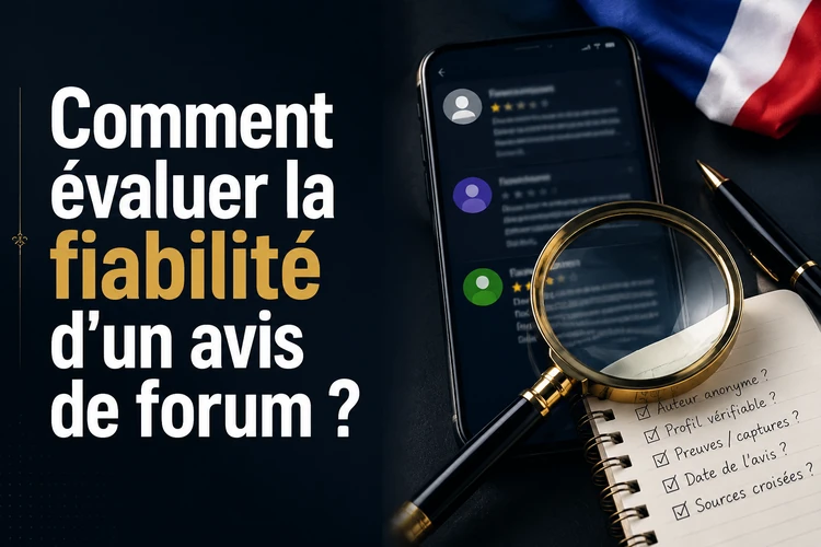 Comment évaluer la fiabilité d'un avis de forum?