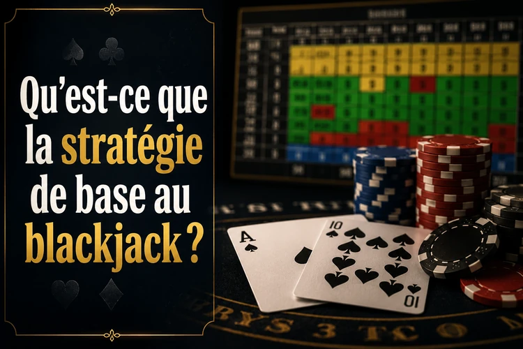 Qu'est-ce que la stratégie de base au blackjack?