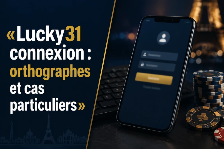 Lucky31 connexion: orthographes et cas particuliers