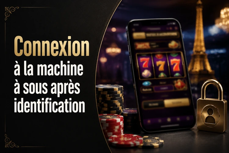 Connexion à la machine à sous après identification