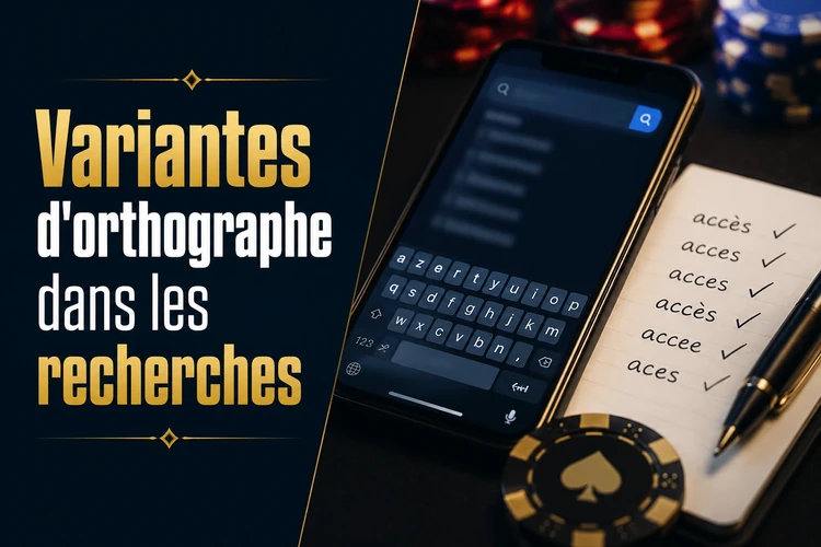 Variantes d'orthographe dans les recherches
