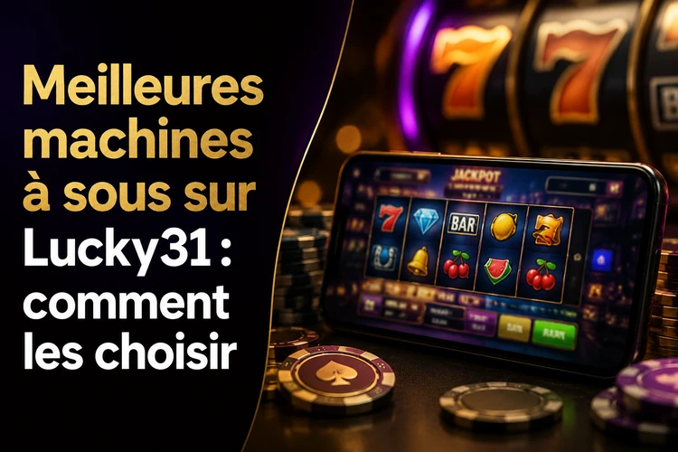 Meilleures machines à sous sur Lucky31: comment les choisir