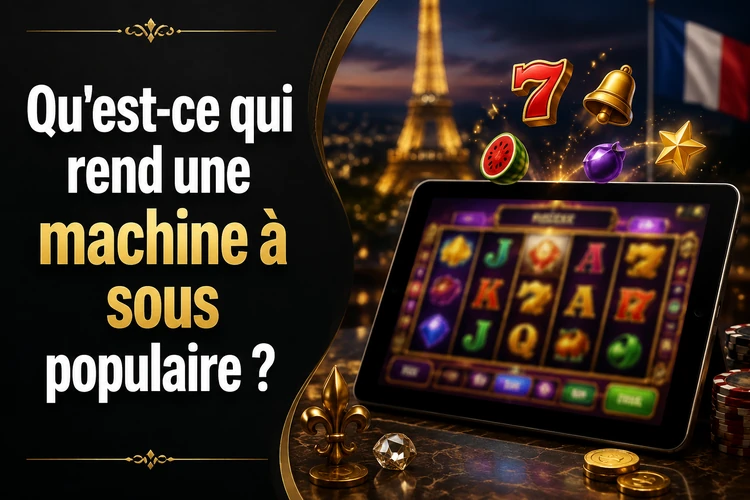 Qu'est-ce qui rend une machine à sous populaire?