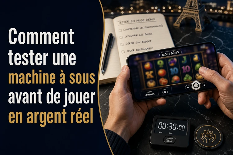 Comment tester une machine à sous avant de jouer en argent réel