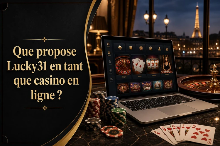 Que propose Lucky31 en tant que casino en ligne?