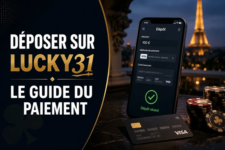 Déposer sur Lucky31: le guide du paiement