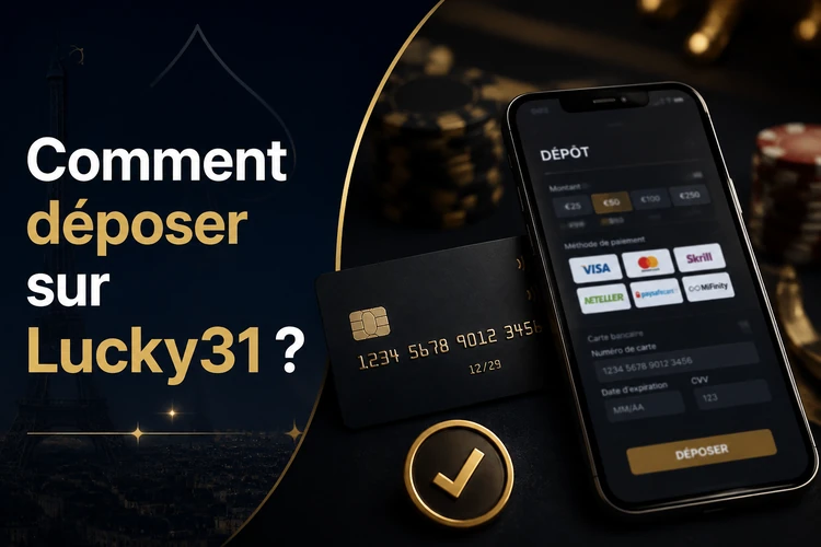 Comment déposer sur Lucky31?