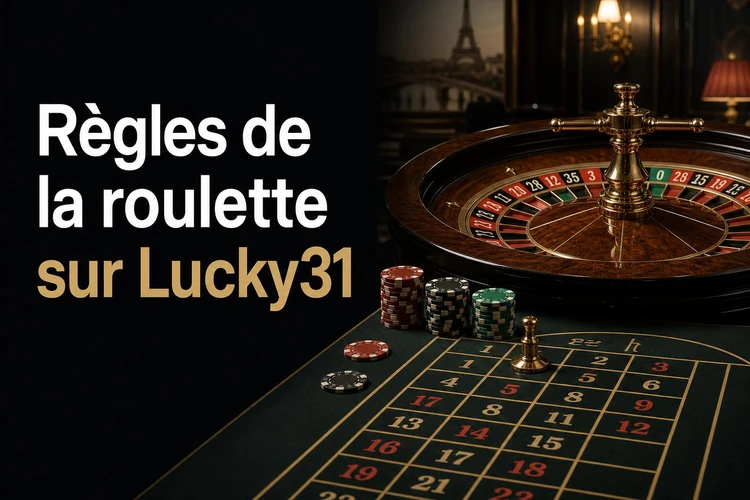 Règles de la roulette sur Lucky31